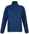 03828 Falcon Lds SOL'S Ladies Falcon Recycled Soft Shell Jacket Abyss Blue colour image